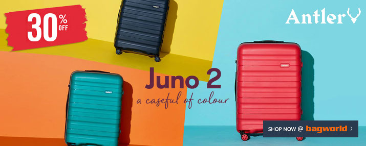 antler juno 2 55cm small suitcase